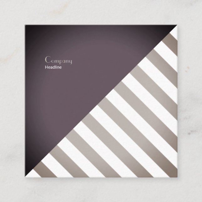 Cartão De Visita Quadrado Barber (Frente)