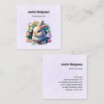 Bebê coelho em flores coloridas de primavera