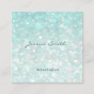 Cartão De Visita Quadrado Bico comum elegante e profissional