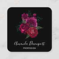 Buquê Floral Elegante Magenta Rosa