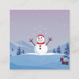 Cartão De Visita Quadrado Business Card