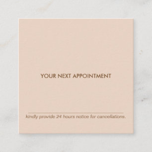 Cartão De Visita Quadrado Cartão mínimo da nomeação do quadrado do pêss