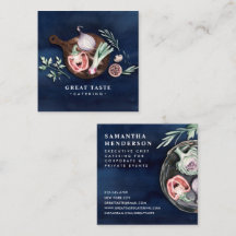 Catering de Na moda azul-água profissional