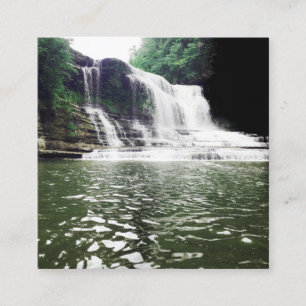 Cartão De Visita Quadrado centavos cai