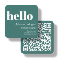 Cerceta | QR Code Social Media Hello