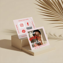 Código de Foto Social e QR do Modern Nail Salon Bu