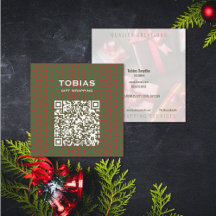 Código QR de Natal Moderno
