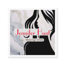 Código QR do Artista de Maquiagem Mínima Moderna d