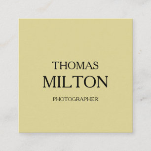 Cartão De Visita Quadrado Código QR moderno minimalista e simples