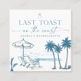 Cartão De Visita Quadrado Comprar a noiva um copo com o código QR Card Bache