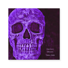 Compro de Tatuagem com Purple Burgundy do Crânio G