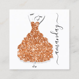 Cartão De Visita Quadrado Compro Designer de Moda Brilhante Código QR Branco