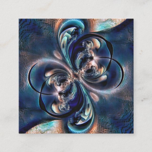 Cartão De Visita Quadrado Conceito (Frente)