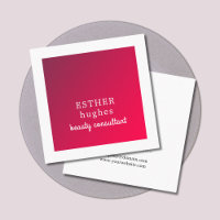 Consultor vermelho elegante e elegante profissiona