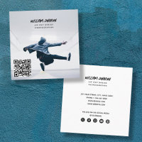 Coreógrafo Hip Hop Foto QR Code Mídia Social