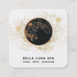 Cartão De Visita Quadrado *~* Cosmos Moon Universe.  Shaman das Estrelas da 