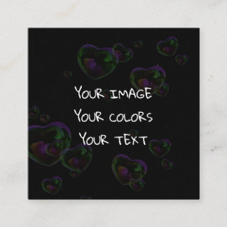 Cartão De Visita Quadrado Criar um personalizado