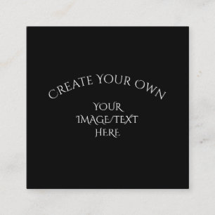 Cartão De Visita Quadrado Crie seu