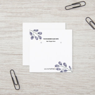 Cartão De Visita Quadrado Crie sua placa de vídeo com gravação personalizada