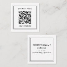 Crie um código QR escaneável | Preto & Branco