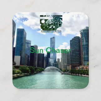 Cartão De Visita Quadrado desenho de montagem de tinta - carro esportivo, a