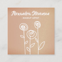 Desenho Fácil de Flores em Dourado Rosa