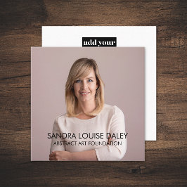 Cartão De Visita Quadrado Diretor do marketing Diretor Consultor Profissiona