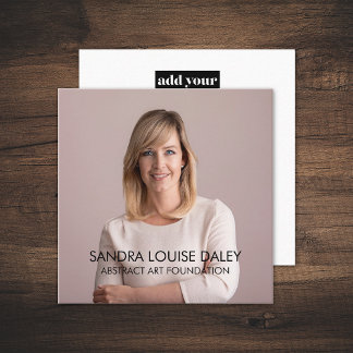 Cartão De Visita Quadrado Diretor do marketing Diretor Consultor Profissiona