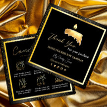Dourado Preto para cuidado de Velas | Logotipo per