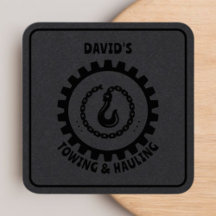 Driver de serviço de reboque profissional preto