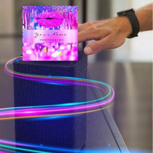 Cartão De Visita Quadrado Drivers do logotipo do artista de ativação profiss