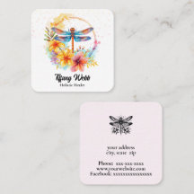 Drônsoba aquosa e flores