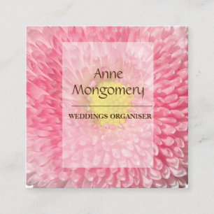 Cartão de visita quadrado elegante