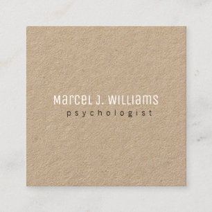 Cartão De Visita Quadrado elegante profissional moderno minimalista