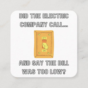 Cartão De Visita Quadrado Engraçado Pai Sayings