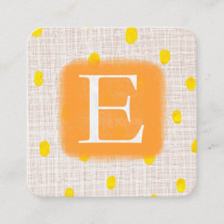 CARTÃO DE VISITA QUADRADO ETSY