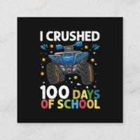 Eu Esmaguei 100 Dias de Caminhão Monstro de Escola