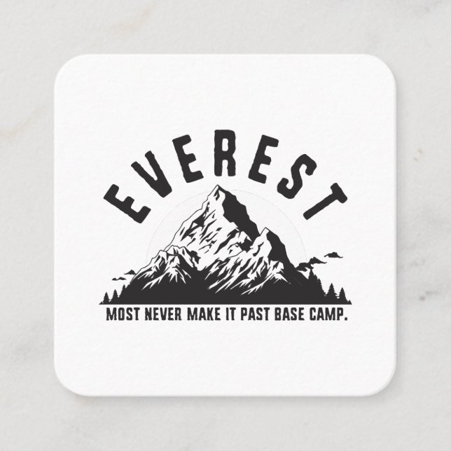 Cartão De Visita Quadrado Everest (Frente)
