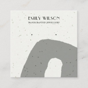 CARTÃO DE VISITA QUADRADO EXIBIÇÃO DE EXERCÍCIO DO ESTUDO DE TEXTURA CERA