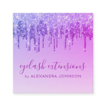 Extensões Eyelash de Mineração da Glitter Roxa