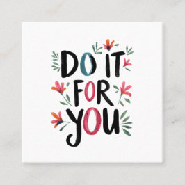 Cartão De Visita Quadrado Faça Por Você