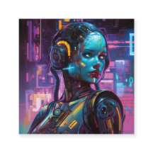 Fantasia Fotorealista em Luzes Neon