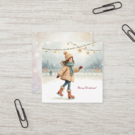 Cartão De Visita Quadrado Feliz Natal!