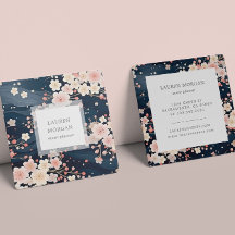 Flores Azul-Sakura marinho