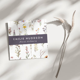 Cartão De Visita Quadrado Flores Coloridas, Verde, Floricultura, Comprada Fl