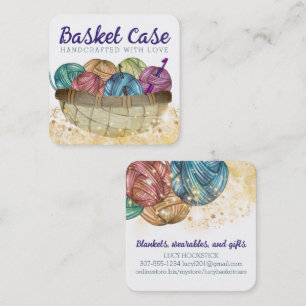 Cartão De Visita Quadrado Foguete de fieira ganha artesanatos