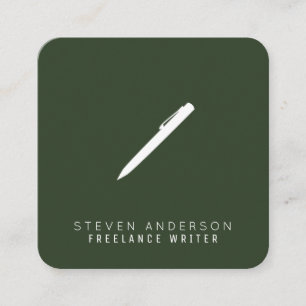 Cartão De Visita Quadrado Forma do ícone de aplicativo com logotipo