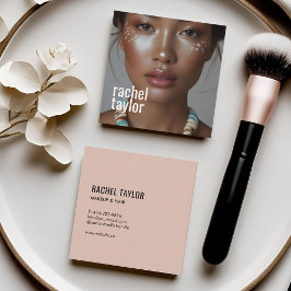 Cartão De Visita Quadrado Fotografia Profissional Moderna