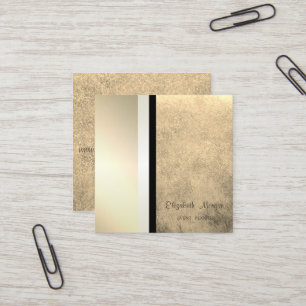 Cartão De Visita Quadrado Geométrico Moderno de Na moda Professional,Striped