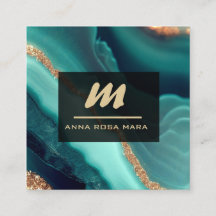 *~* Glitter QR Luxe Inicial AP66 Turquesa Dourada